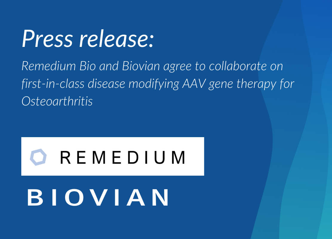 Remedium Bio And Biovian Agree To Collaborate On Remediums First In