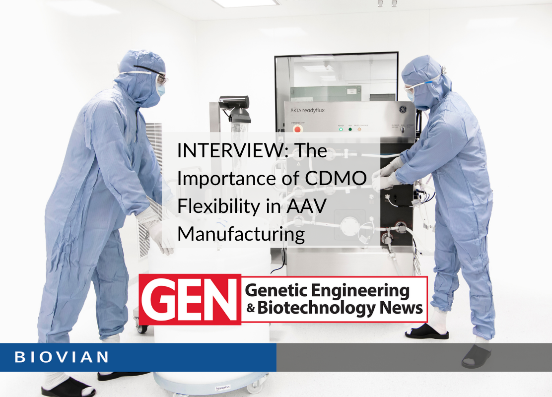 GEN interviews Biovian about AAV manufacturing