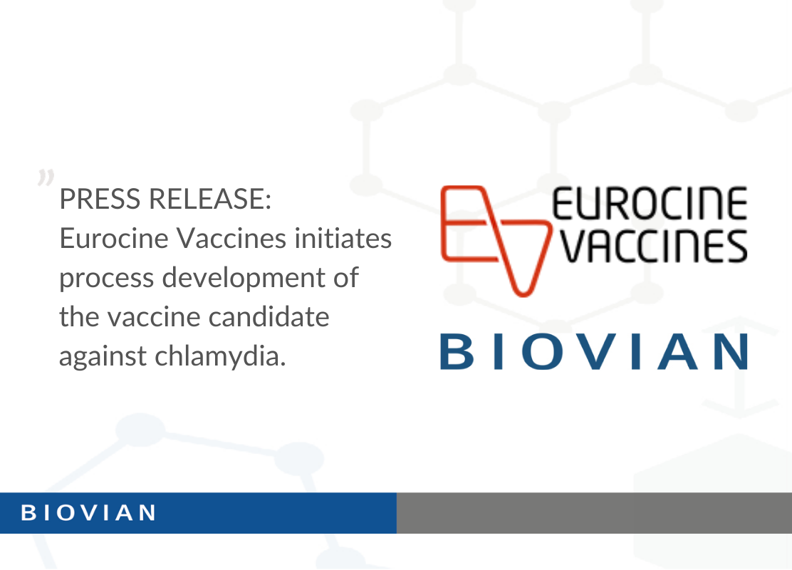 Eurocine Vaccines initiates process development of the vaccine candidate against chlamydia